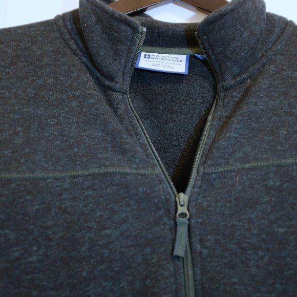 COPY - MOUNTAIN WAREHOUSE Mens Tracksuit Top Jacket 3XL forest Green Flecked - Picture 8 of 10